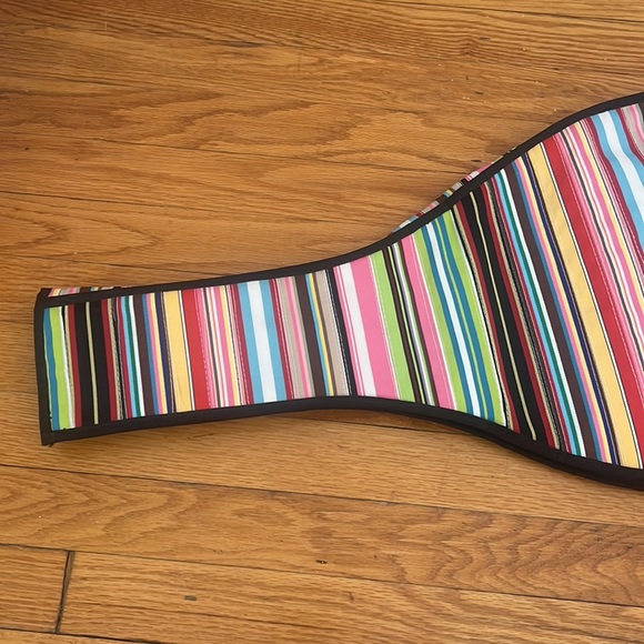 NWOT Cupcakes & Cartwheels Tennis Racket Cover Preppy Ribbon Adjustable Strap - Picture 3 of 6